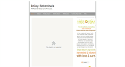 Desktop Screenshot of injoybotanicals.com